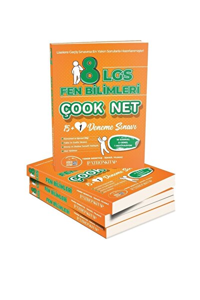 PatronKitap 8. Sınıf Fen Bilimleri Çook Net Deneme Sınavı