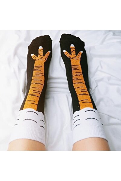 İkonik Socks Спортни чорапи с мотив на пилешки крака