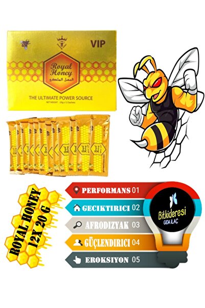 Royal Honey Vip 12x20 gr Royal Honey Bal
