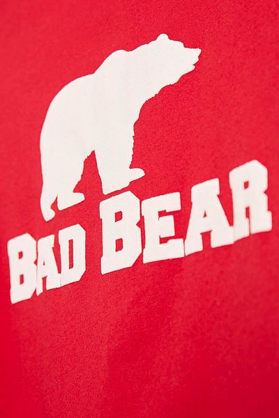 Bad Bear Bear Tee Kids Crimson Red Red T-shirt Kids T-shirt