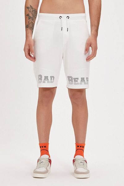 Bad Bear White Grid Men's Shorts