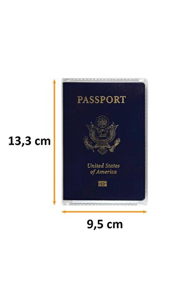 SPELT Transparent PVC Passport Covering - Transparent Protection Case