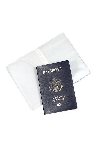 SPELT Transparent PVC Passport Covering - Transparent Protection Case