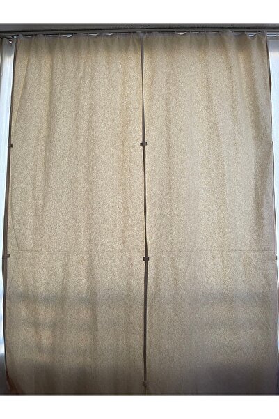 Görgülü Shop ستارة شرفة كريمية قابلة للتعديل مع قماش سميك قابل للسحب