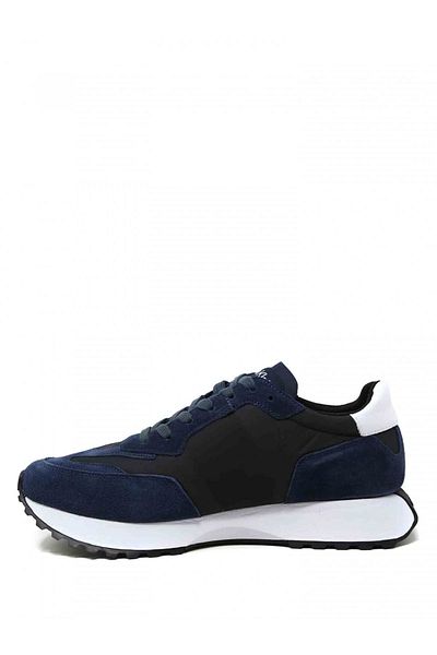 Calvin Klein Men's Comfortable Sole Lace-up Navy Blue Sneaker Hm0hm00497-0ha