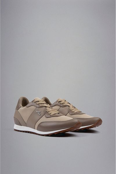 PAUL&SHARK Men's Leather Comfortable Sole Daily Use Beige Sneaker24418009-629