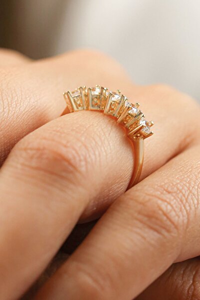 Çgk Çiğdem Gürel Kuyumculuk Sevgililer Günü Beştaş Altın Yüzük