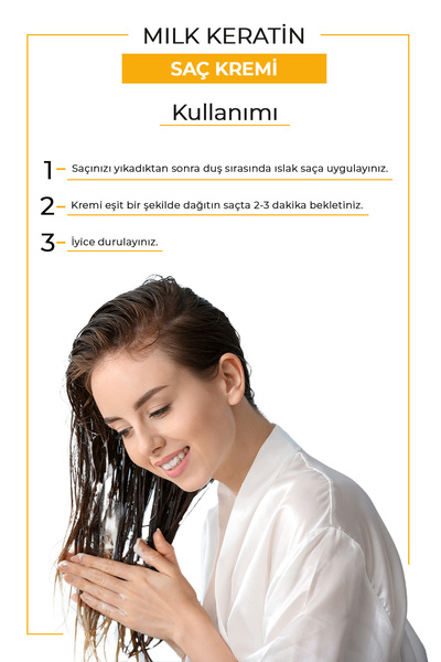 Morfose Milk Therapy Keratin Saç Bakım Kremi 1000 Ml - Saç Dökülmesi Önleyici, Besleyici, Koruyucu Etki
