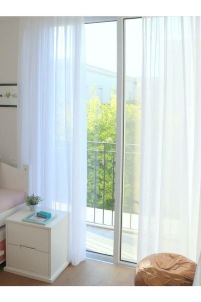 ecrin perde Perde Düz Tül Vual