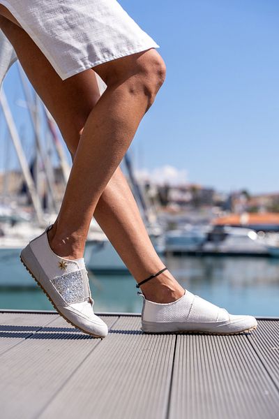 Güneşkızı Guki35 Women's White Daily Comfortable Vegan Good View Sneaker Gk-orionis011
