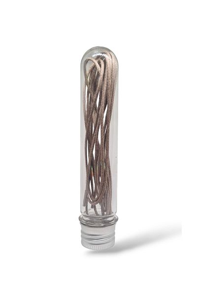 Take a Baacık Beige Round Waxed Shoelaces - 110 cm