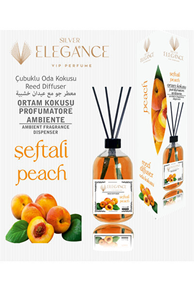 Elegance vip Perfume Şeftali Reed Diffuser Bambu Çubukluu Oda Kokusu (110 Ml)