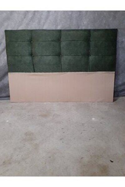 YUSE MOBİLYA VE AKSESUAR Baza Yatak Başlığı 140 X 100 Kare Kapitone Yeşil
