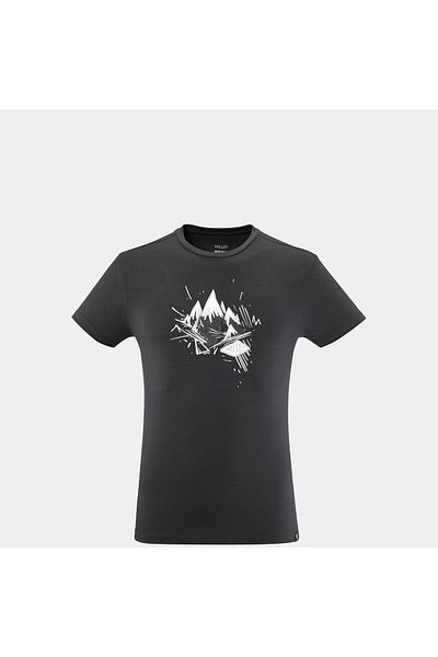 Millet BOULDER Men's Short Sleeve T-Shirt MIV9752 N0247 Black-M
