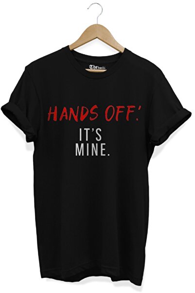 The Baski Μπλουζάκι με στάμπα "Hands Off Its Mine " από 100% βαμβάκι, Premium...