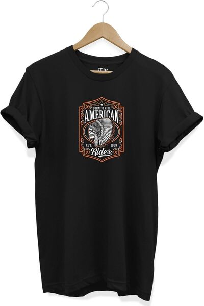The Baski Crni unisex motociklistički klub Arma Štampano kratki rukav T-shirt