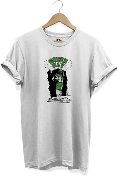 The Baski Bela unisex majica Green Day Štampano kratkih rukava T-shirt