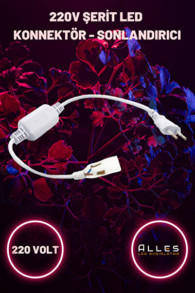 ALLES 220V ŞERİT LED KONNEKTÖR - SONLANDIRICI