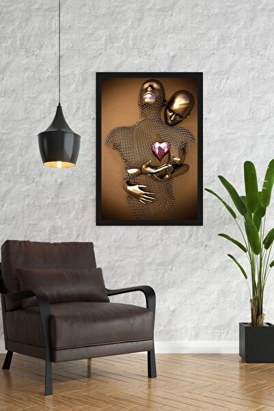 GİZEM SHOP Modern Artistic Frameless Wall Decoration Painting 40X30