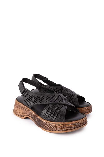 Gondol Women's Genuine Leather Daily Comfortable Daily Sandals Iz.8400