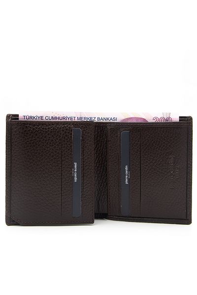 Pierre Cardin Men's Wallet FT2016 - Brown Leather Floater