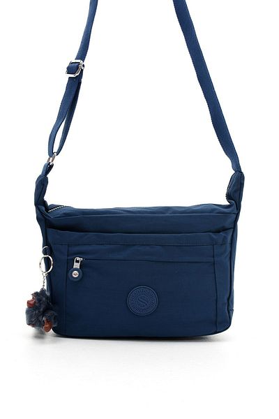 Sanmorris Culoare bleumarin - Geantă de umăr pentru femei, crossbody și cu mai multe compartimente, rezistentă la apă