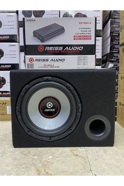 REISS AUDIO REİSS TAKIM RS-UX12 1000WAT REİSS AUDIO RS-Q60.4 OTO ANFİ
