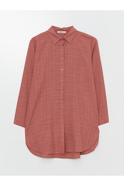 LC Waikiki LCW Women's Shirt Tunic - Solid Long Sleeve