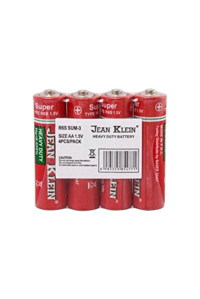 Genel Markalar Kalem Pil Jean Klein Aa Kalem Pil 4 Adet 1,5 V