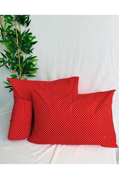 mihriban Polka Dot Pattern Don'T Want Iron Fabric Cotton Sheet Set