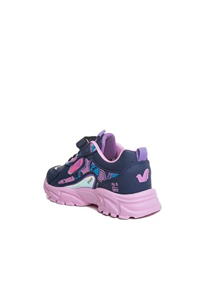 MAGIC SHOES Unisex Kids Pink Navy Blue Sports Shoes