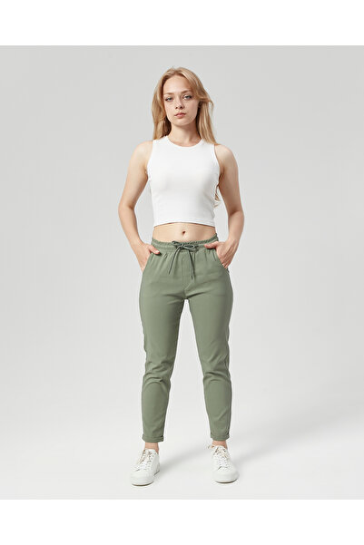 LA CARTE KADIN DUBLE PAÇA YAZLIK KETEN PANTOLON