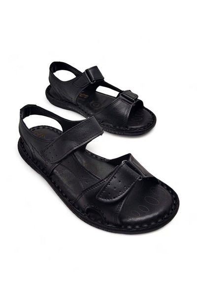 MAGIC SHOES Ορθοπεδικά ανδρικά σανδάλια με σύστημα πλήρους γνήσιου δέρματος και μαξιλαριού φτέρνας