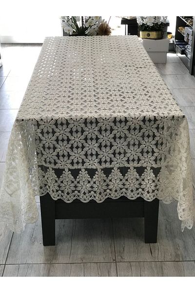 Santara Față de masă Avangarde 160x260 Guipure Glitter Stain Carefree