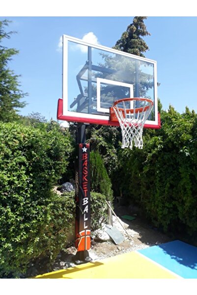 assa spor Black Gold Tek Direkli Basketbol Potası Esnek Çember Yükseklik Ayar...