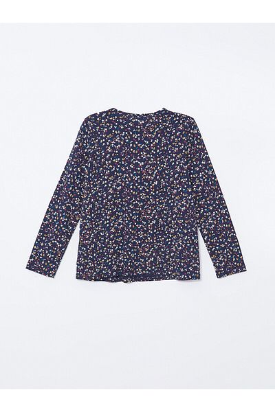 LC Waikiki Tricou cu mânecă lungă LCW cu imprimeu floral pentru femei