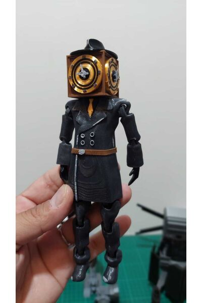 CNQR SKIBIDI TOILET MULTIVERSE - CLOCKMAN ŞİBİLİ TUVALET SAAT ADAM FİGÜR COSP...