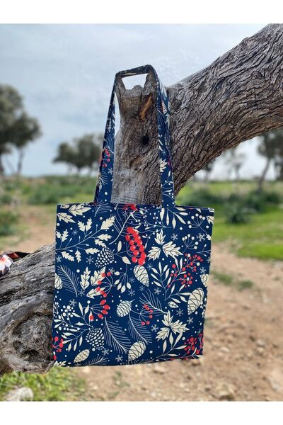 Handream Kokina Flower Pattern - Beach, Shoulder and Cloth Tote Bag Multi-Pur...