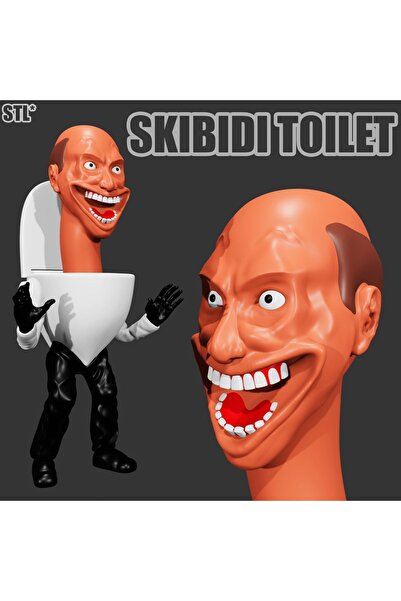 CNQR SKIBIDI TOILET - TOILET MAN ŞİBİLİ TUVALET TUVALET ADAM BOYALI FİGÜR