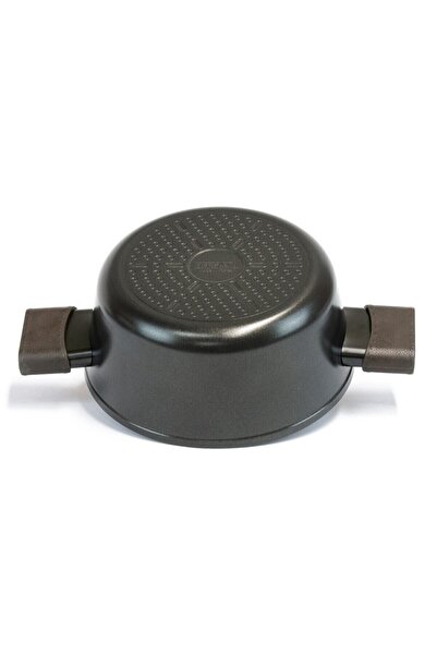 NEOFLAM Nobless Aluminum Deep Casserole with Glass Lid 20 cm X 8 cm