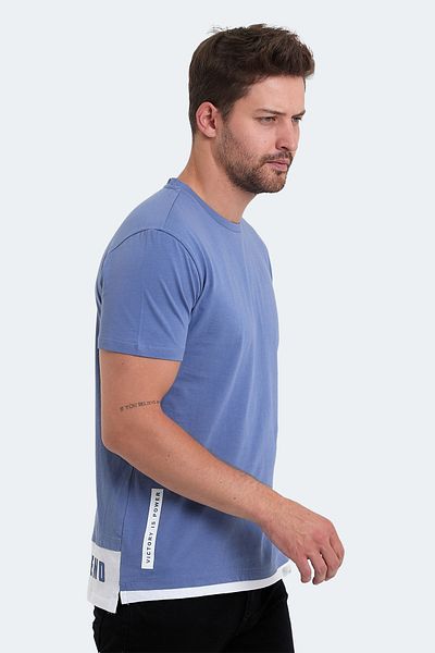 Slazenger Μπλε ανδρικό μπλουζάκι VISITOR