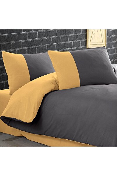 EVYA 100% Organic 160X200 cm Duvet Cover Set Soft Double Sided