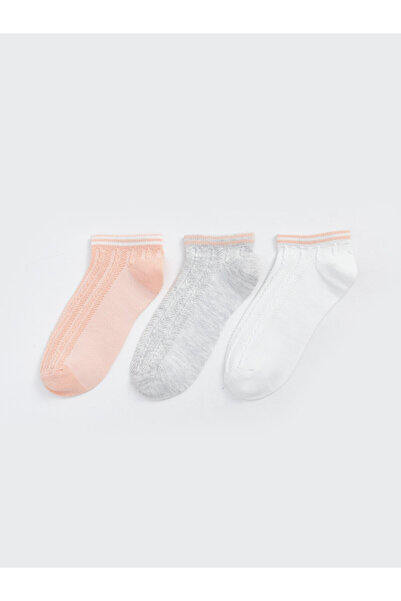 LC Waikiki مجموعة LCW مكونة من 3 جوارب نسائية منقوشة