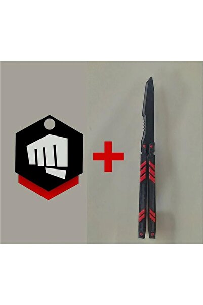 GENCAX Valorant Anahtarlık ve Eğitim Kelebek Set