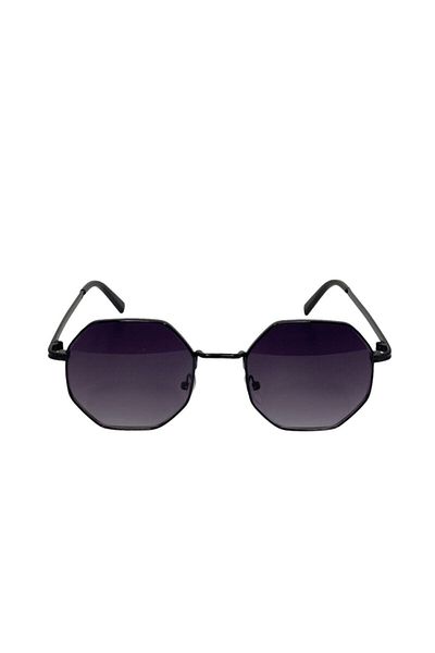 Atlas Accessory Octagonal Sunglasses Black