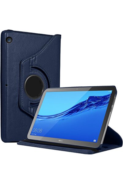 CepLab Huawei MediPad T5 10.1 inç Uyumlu Kılıf 360° Ayarlanabilir Standlı Tab...