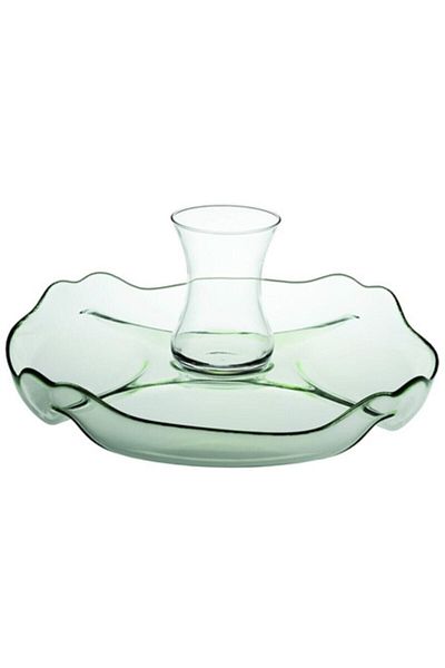 Paşabahçe Glass Domestic Basic Serving Plate, 25 Cm (10467)