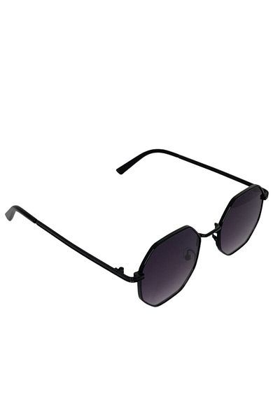Atlas Accessory Octagonal Sunglasses Black