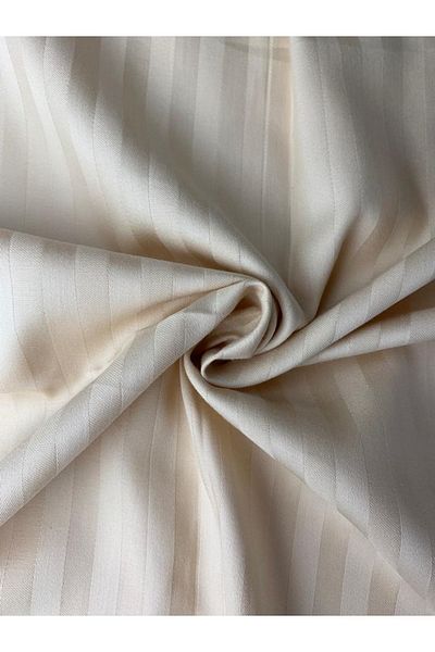 EVYA Luxury Hotel Series 160x200 cm Μπεζ Σετ Παπλωματοθήκη 4 τεμαχίων Σατέν Εφαρμοσμένα σεντόνια