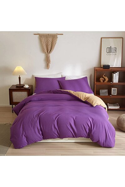 EVYA 100% Organic 160X200 cm Duvet Cover Set Soft Double Sided